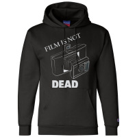 Film Is Not Dead Land Film Camera   Retro Champion Hoodie | Artistshot