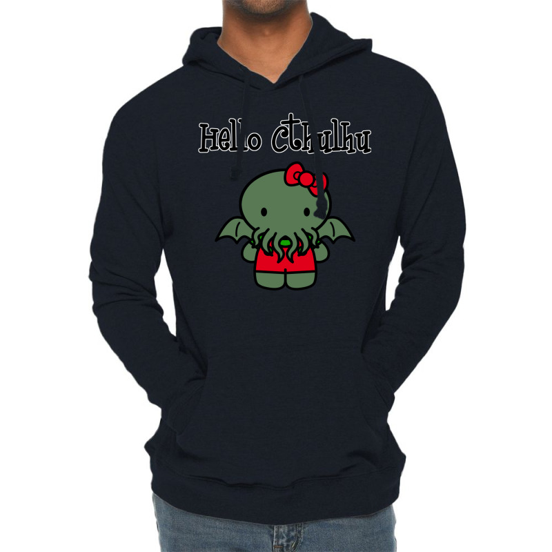 Hello Cthulhu Baby Hippie Lightweight Hoodie by anteneteubeld | Artistshot