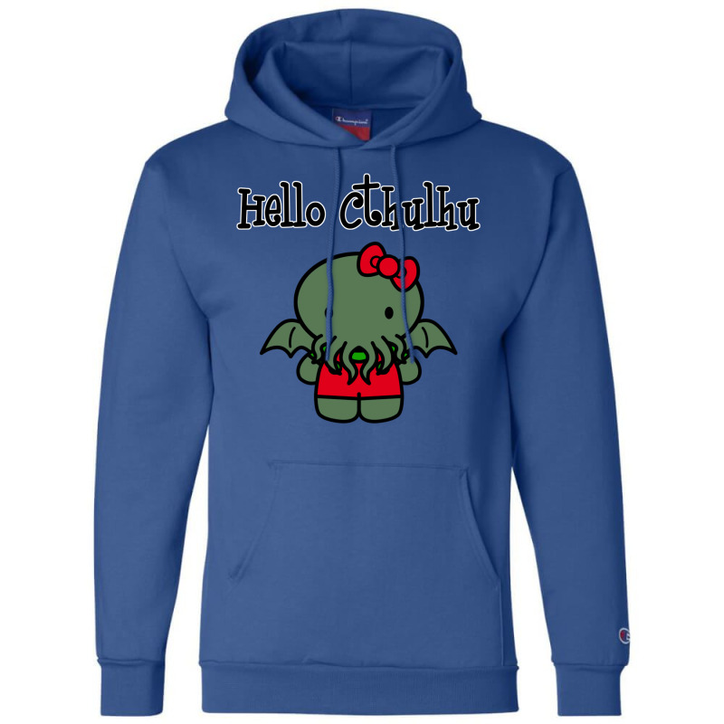 Hello Cthulhu Baby Hippie Champion Hoodie by anteneteubeld | Artistshot