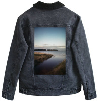 Film Photograph By The Reservoir Classic  Nature E Unisex Sherpa-lined Denim Jacket | Artistshot