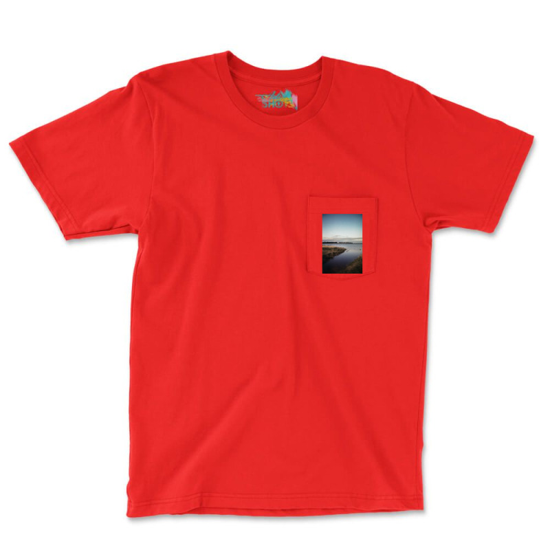 Film Photograph By The Reservoir Classic  Nature E Pocket T-shirt | Artistshot