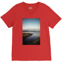 Film Photograph By The Reservoir Classic  Nature E V-neck Tee | Artistshot