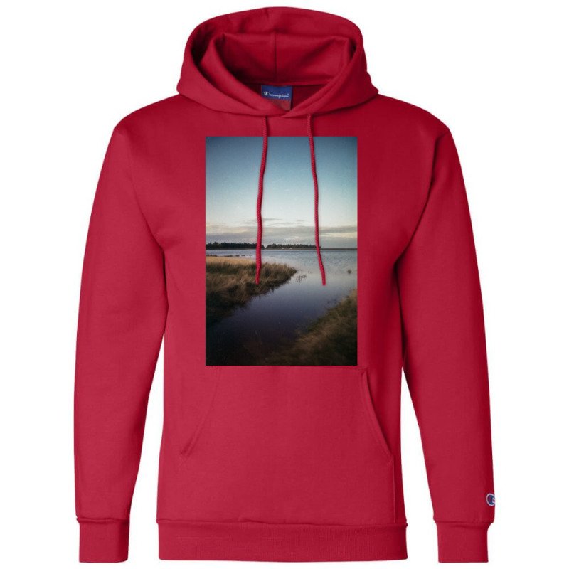 Film Photograph By The Reservoir Classic  Nature E Champion Hoodie | Artistshot