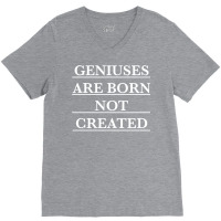 Twoset Violin Geniuses Are Born Not Created (white)  T V-neck Tee | Artistshot