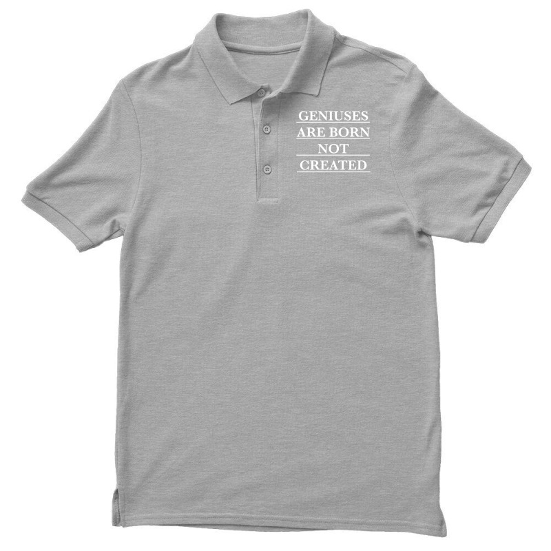 Twoset Violin Geniuses Are Born Not Created (white)  T Men's Polo Shirt by axmyabrielg | Artistshot