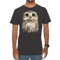 Little Owl Baby Music Vintage T-shirt | Artistshot