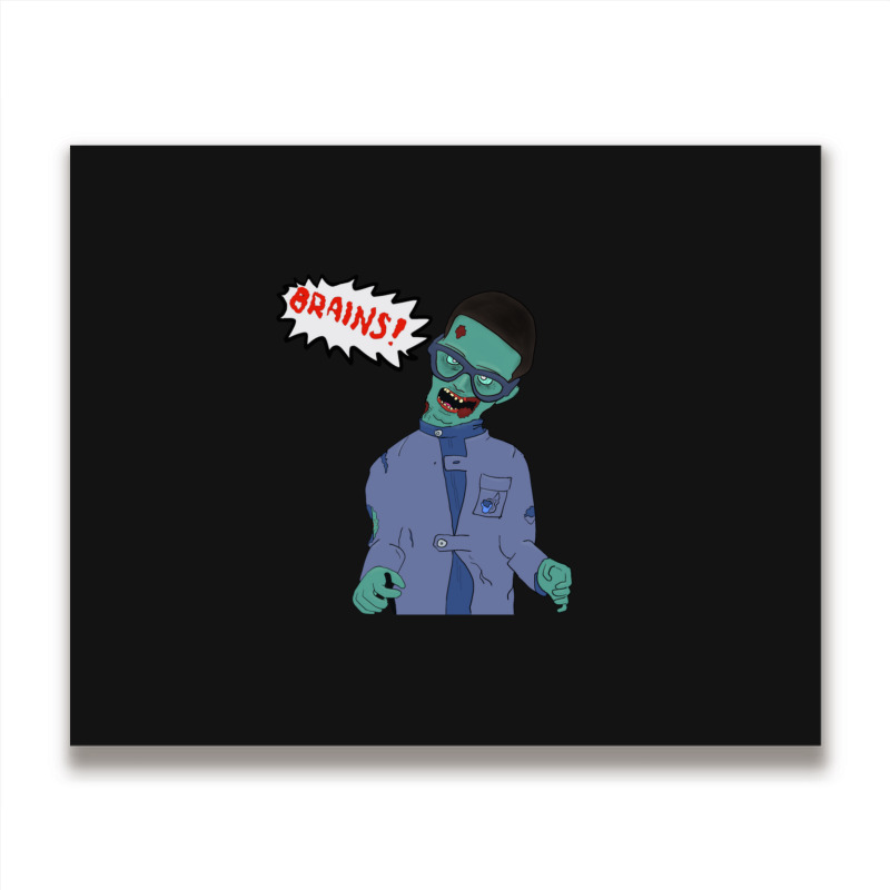 Zombified Brains From Thunderbirds 1 Metal Print Horizontal | Artistshot