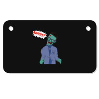 Zombified Brains From Thunderbirds 1 Motorcycle License Plate | Artistshot