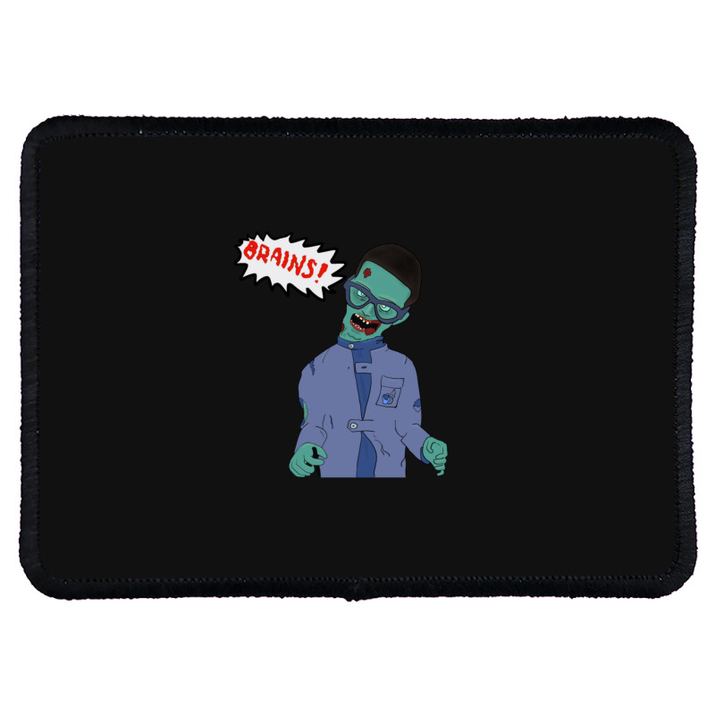 Zombified Brains From Thunderbirds 1 Rectangle Patch | Artistshot