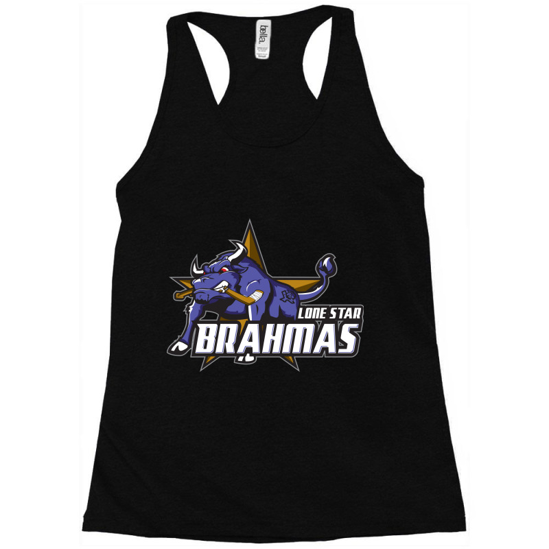 Lone Star Brahmas Racerback Tank by Viscount Art | Artistshot