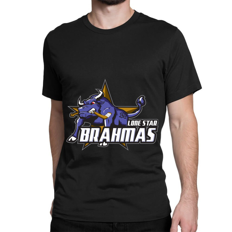 Lone Star Brahmas Classic T-shirt by Viscount Art | Artistshot