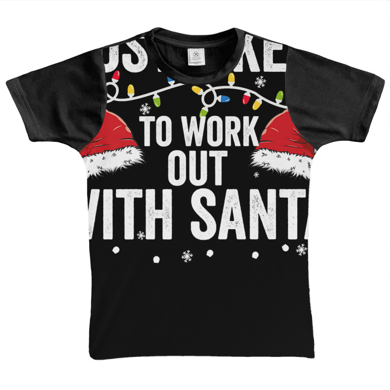 Most Likely To Work Out With Santa Matching Family Christmas Premium T Graphic Youth T-shirt by gehnhe | Artistshot