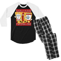 Let's All Go To The Lob Retro Boy Men's 3/4 Sleeve Pajama Set | Artistshot