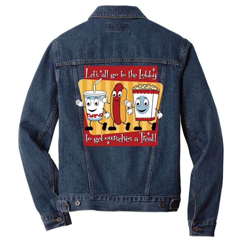 Let's All Go To The Lob Retro Boy Men Denim Jacket | Artistshot