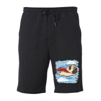 Flying Pug Baby Funny Fleece Short | Artistshot