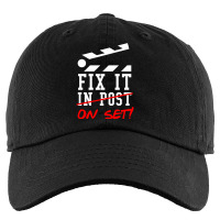 Fix It On Set Not In Post  Film Crew Tv Director  Classic  Nature Trav Kids Cap | Artistshot