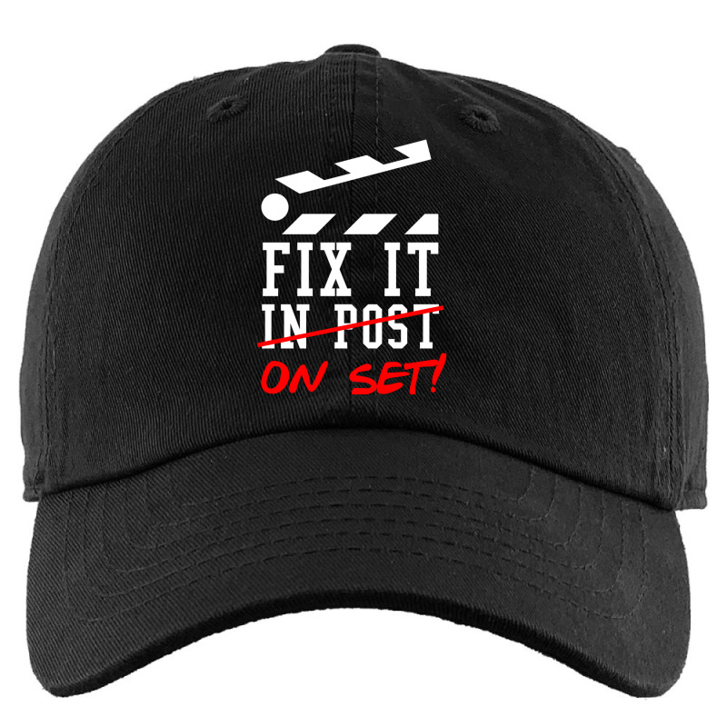 Fix It On Set Not In Post  Film Crew Tv Director  Classic  Nature Trav Kids Cap by itarefsidc | Artistshot