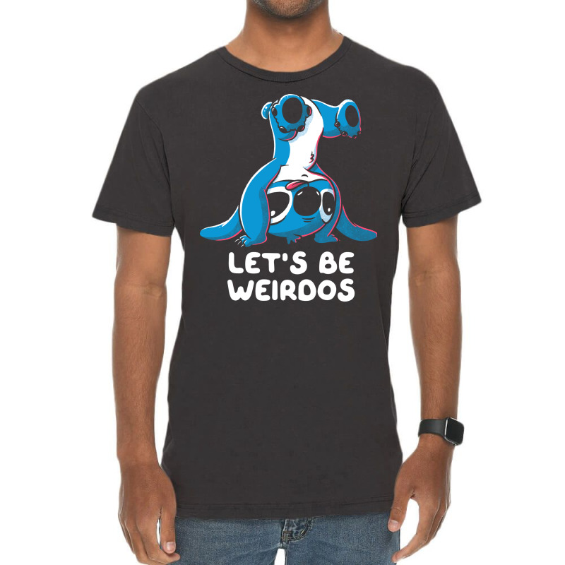 Let’s Be Weirdos Funny Alien Girl Trending Vintage T-shirt | Artistshot