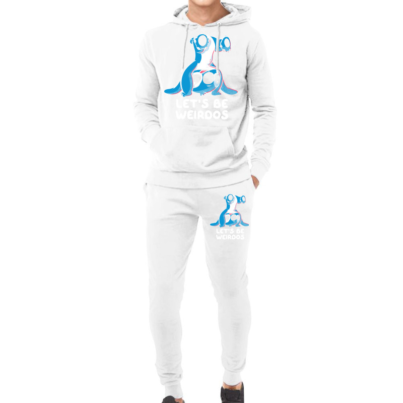 Let’s Be Weirdos Funny Alien Girl Trending Hoodie & Jogger Set | Artistshot