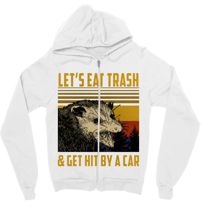 Let's Eat Zipper Hoodie | Artistshot