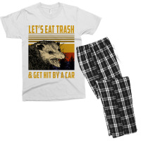 Let's Eat Men's T-shirt Pajama Set | Artistshot