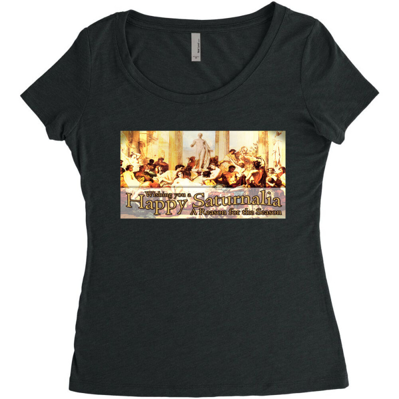 Joke Holiday Women's Triblend Scoop T-shirt by rondeyadi | Artistshot