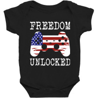 Trending 4th Of July Gamer-nixab Baby Bodysuit | Artistshot