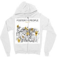 Sticker The People, Foster Warna Putih Baby  Music Zipper Hoodie | Artistshot