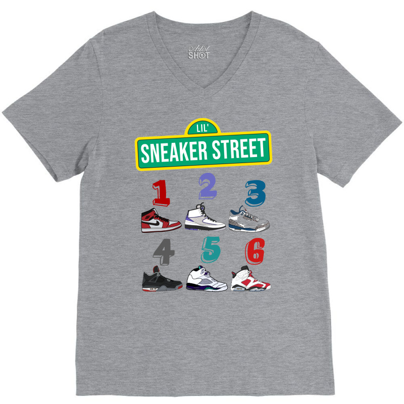 Sneaker Funny 70s V-neck Tee | Artistshot