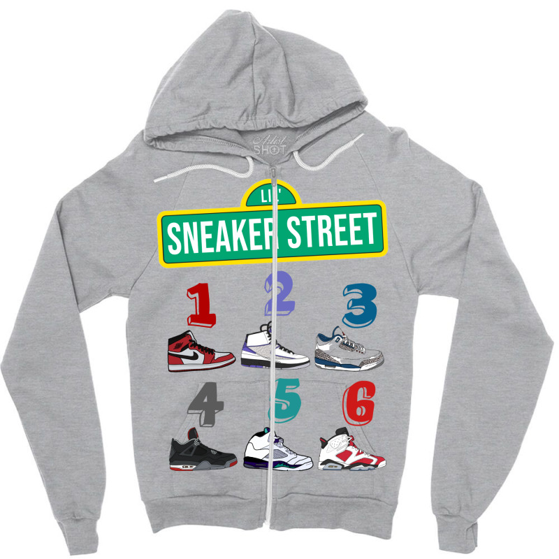 Sneaker Funny 70s Zipper Hoodie | Artistshot