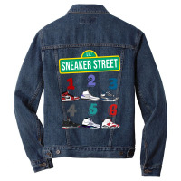 Sneaker Funny 70s Men Denim Jacket | Artistshot