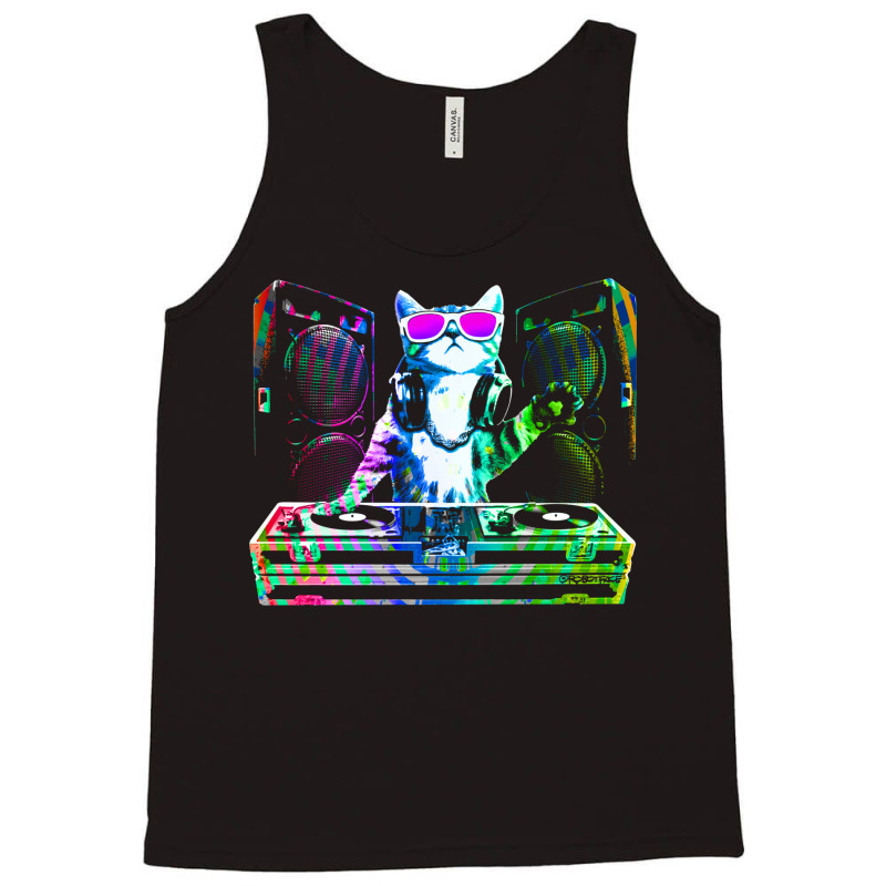 House Cat (that Dj Kitty) Baby Nostalgia Tank Top by anteneteubeld | Artistshot