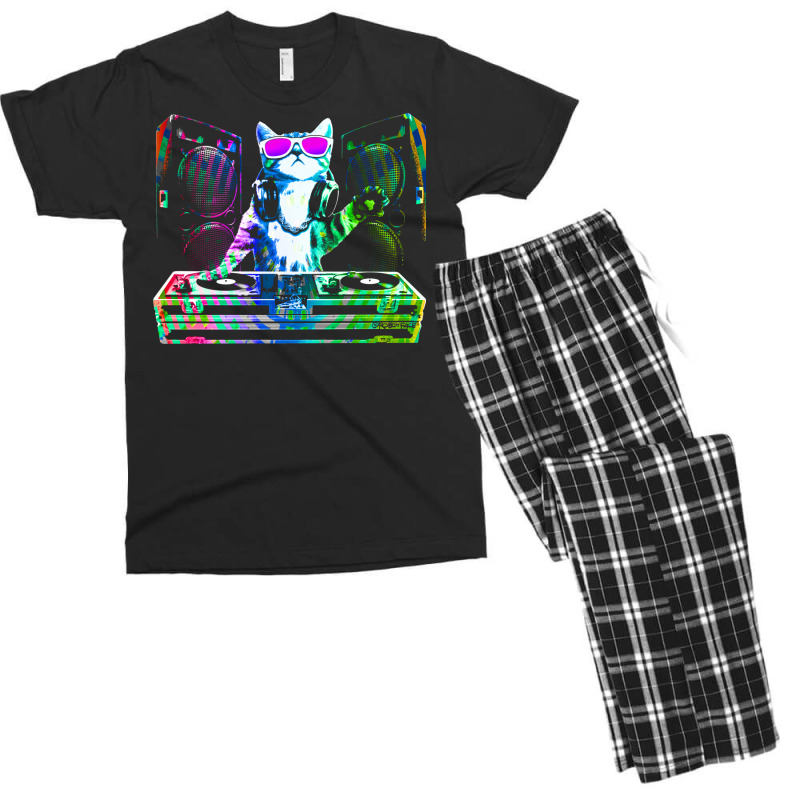 House Cat (that Dj Kitty) Baby Nostalgia Men's T-shirt Pajama Set by anteneteubeld | Artistshot