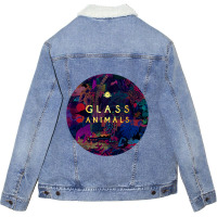 Game Glass Galaxy Animal Unisex Sherpa-lined Denim Jacket | Artistshot