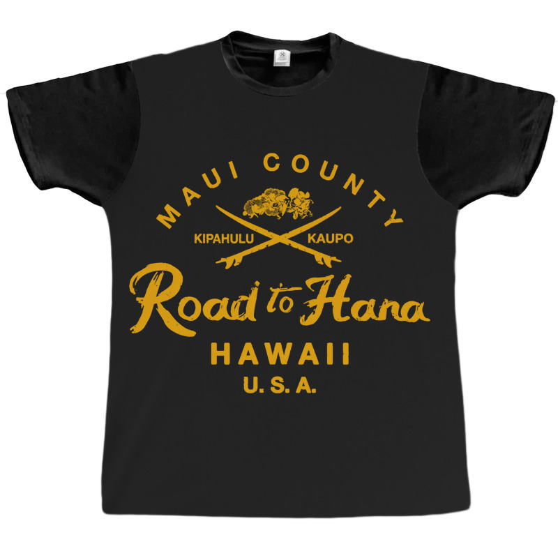 Hana Hawaiian Vintage Road Graphic T-shirt | Artistshot