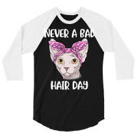 Sphynx Cat Gifts For Women And Men Sphynx Cat Baby Trending 3/4 Sleeve Shirt | Artistshot