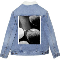 Human Travel Red Unisex Sherpa-lined Denim Jacket | Artistshot