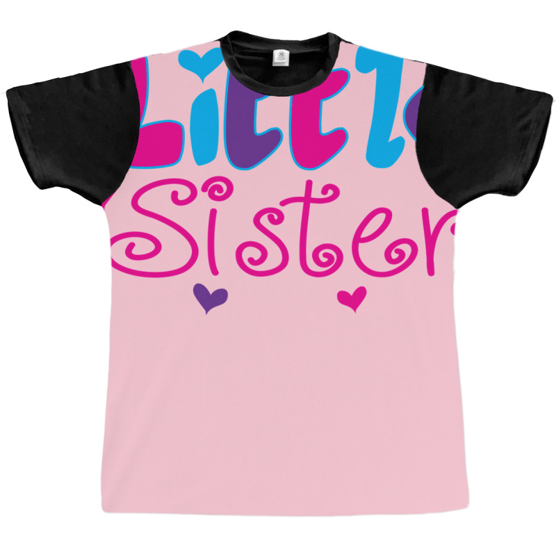 Little Sister Baby Girl Graphic T-shirt | Artistshot