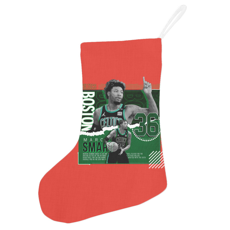 Marcus Smart Basketball Paper Poster Vintage Boy Holiday Stocking | Artistshot