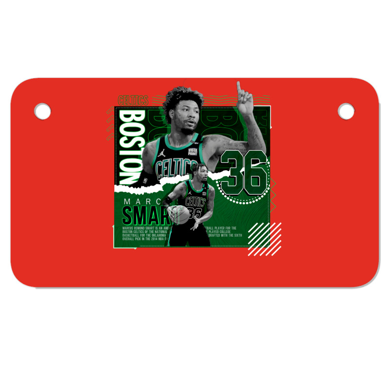 Marcus Smart Basketball Paper Poster Vintage Boy Motorcycle License Plate | Artistshot