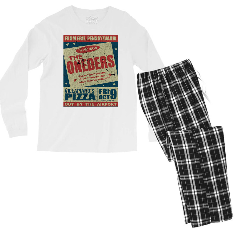 Posters Hipster Men's Long Sleeve Pajama Set | Artistshot