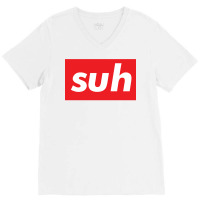 Suh Words Millennials Use What Is Up Baby 80s V-neck Tee | Artistshot