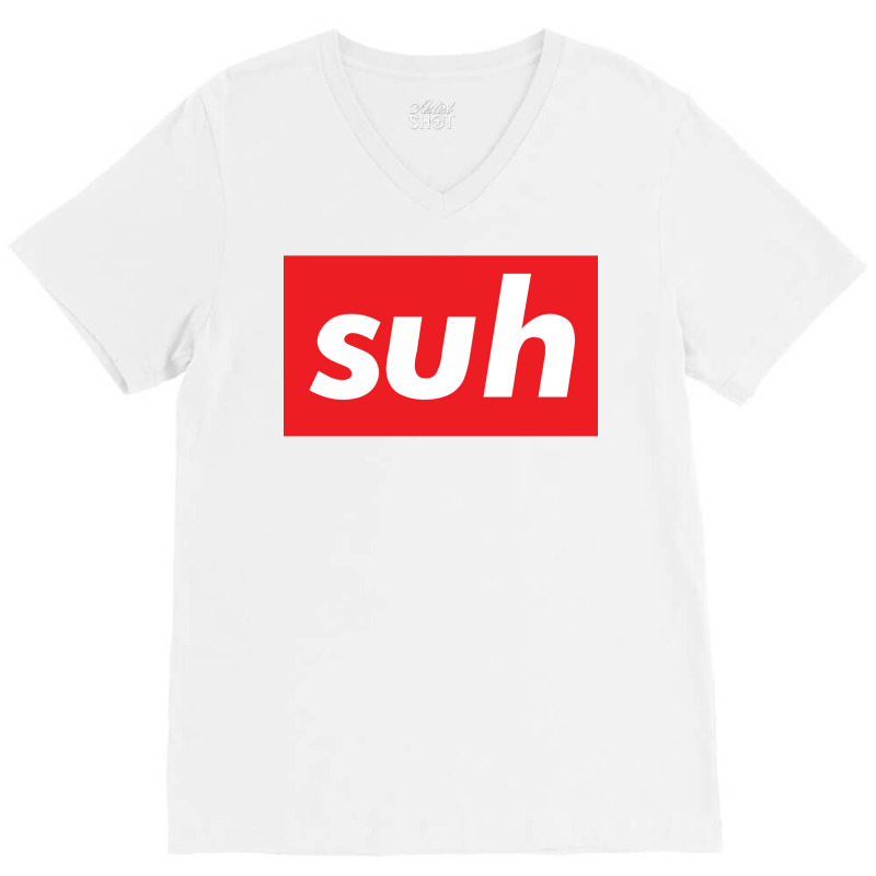 Suh Words Millennials Use What Is Up Baby 80s V-neck Tee | Artistshot