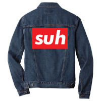 Suh Words Millennials Use What Is Up Baby 80s Men Denim Jacket | Artistshot