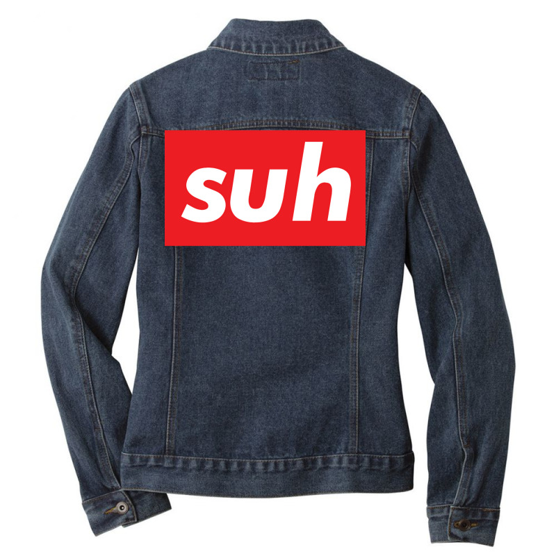 Suh Words Millennials Use What Is Up Baby 80s Ladies Denim Jacket by bilanaalmendt | Artistshot