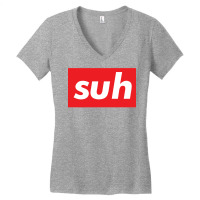 Suh Words Millennials Use What Is Up Baby 80s Women's V-neck T-shirt | Artistshot