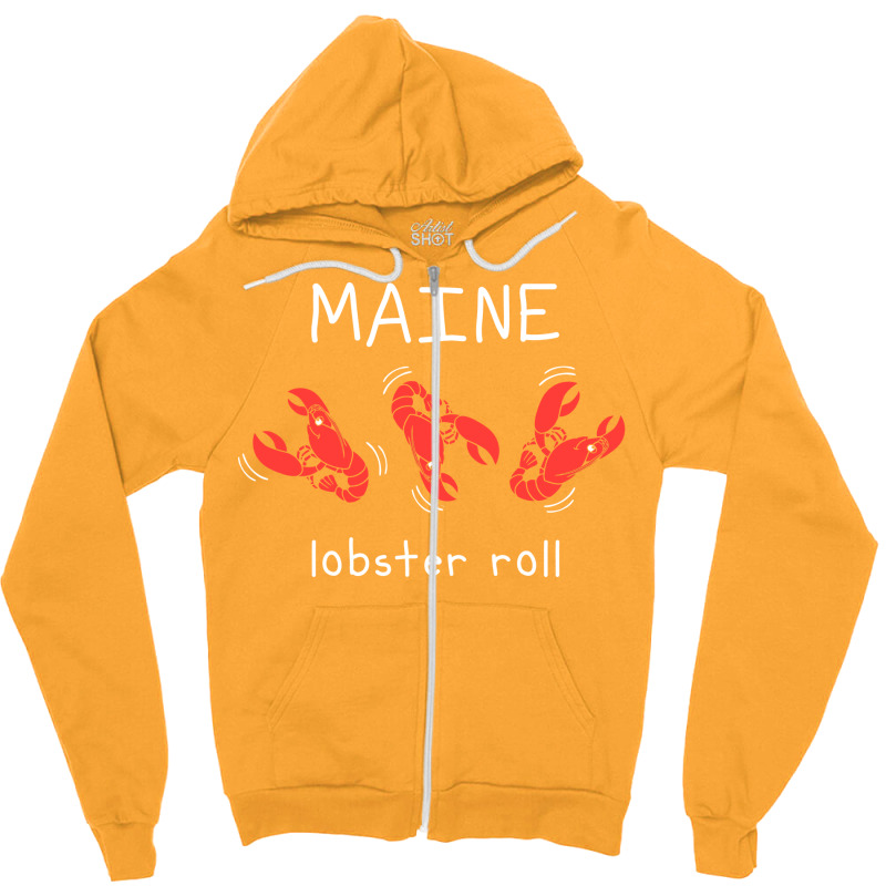 Maine Lobster Humor Boy Zipper Hoodie by zekrinatorer | Artistshot