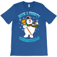 Frosty The Snowman Blue T-shirt | Artistshot