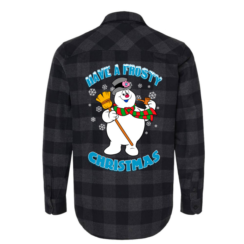 Frosty The Snowman Blue Flannel Shirt | Artistshot