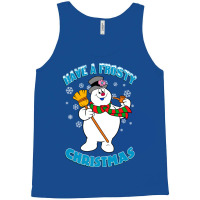 Frosty The Snowman Blue Tank Top | Artistshot